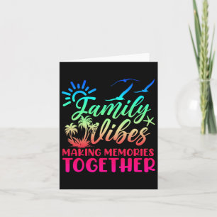 Tarjeta Vibraciones Familiares Creando Recuerdos 2025 Reun