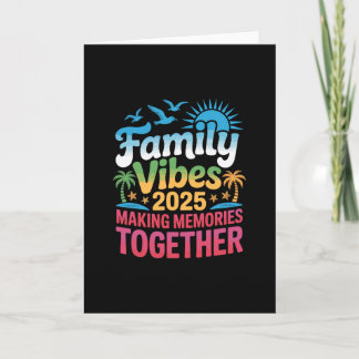 Tarjeta Vibraciones Familiares Vacaciones 2025 Creando Rec