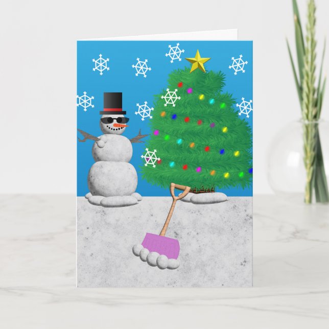 Tarjeta Vibraciones Geniales de Yule (Anverso)