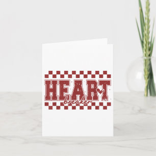 Tarjeta Vibraciones Retro de San Valentín Corazón Quebrant