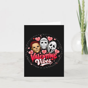 Tarjeta Vibraciones Retro de San Valentín Personajes de Pe