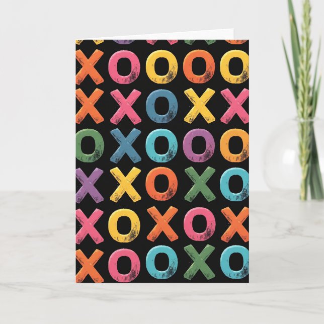 Tarjeta Vibrant Abstract Xo Art Card (Anverso)