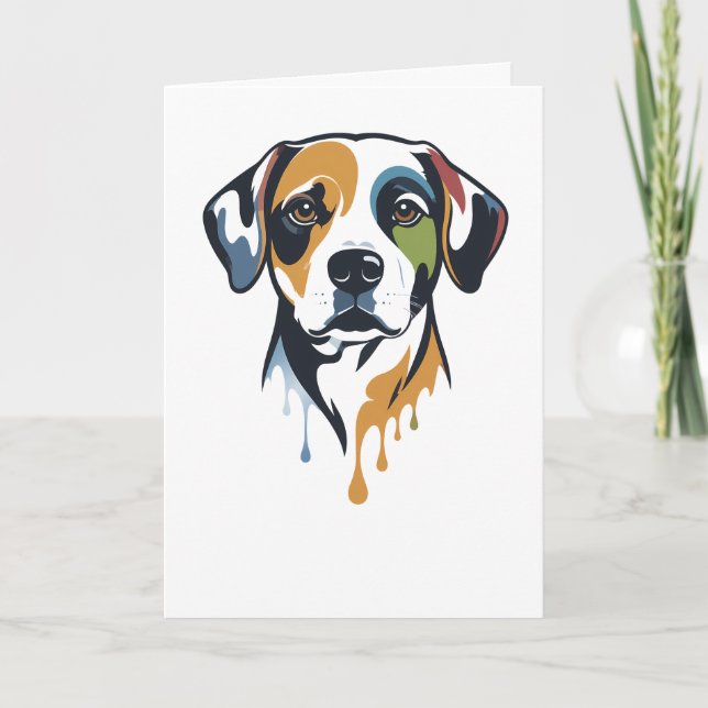 Tarjeta Vibrant Lab Pop Art (Anverso)