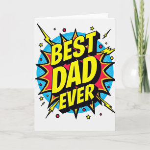 Tarjeta Vibrante: Mejor Papá del Mundo