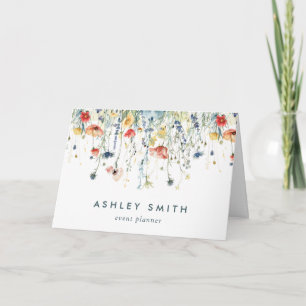 Tarjeta Vibrante Wildflower Client Gracias