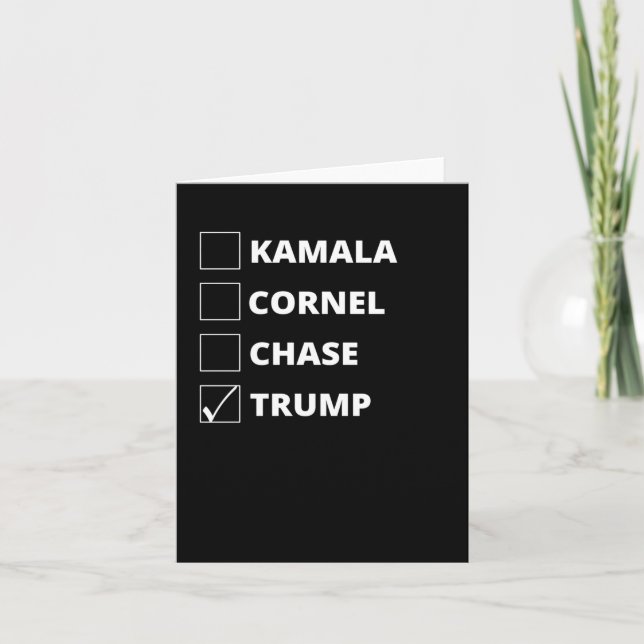 Tarjeta Victoria de Trump en 2024 (Anverso)