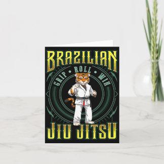 Tarjeta Victoria en el roll de agarre de BJJ - Grappling J
