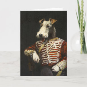 Tarjeta Victoriano Fox Terrier