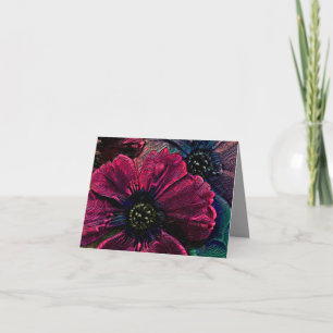 Tarjeta Victoriano Splendor: Exquisito diseño floral