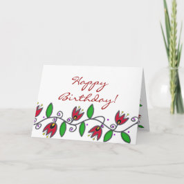 Tarjeta Vid de la eternidad - feliz cumpleaños