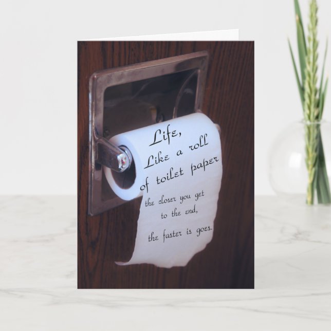 Tarjeta Vida, como un rollo del papel higiénico (Anverso)