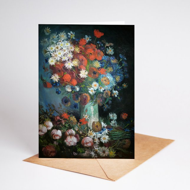 Tarjeta Vida con flores de pradera | Vincent van Gogh (Subido por el creador)