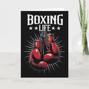 Tarjeta Vida de boxeo Amantes del kickboxing Kickboxer Pro