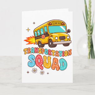 Tarjeta Vida de conductor de autobús escolar Autobús amari