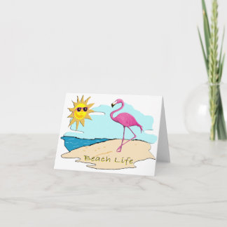 Tarjeta Vida de la playa