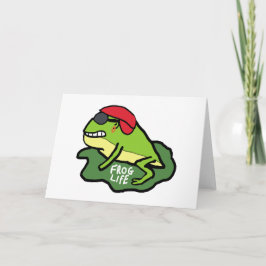 Tarjeta Vida de la rana