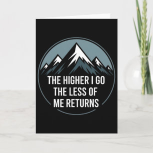 Tarjeta Vida de montaña de aventura Picos Explorador Alpin