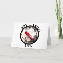 Tarjeta Vida del chile caliente