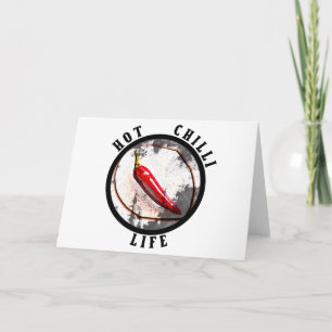 Tarjeta Vida del chile caliente