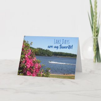 Tarjeta Vida del lago