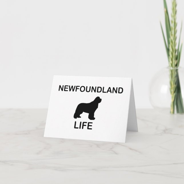 Tarjeta vida en newfoundland (Anverso)