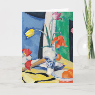 Tarjeta Vida fija con tulipanes   Samuel John Peploe