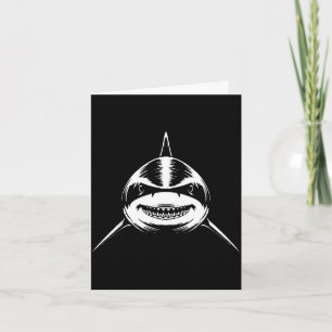 Tarjeta Vida marina biología de tiburones océano playa vac