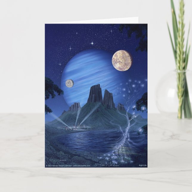 Tarjeta Vida nocturna (Anverso)