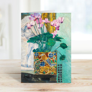 Tarjeta Vida residual de las flores   Koloman Moser