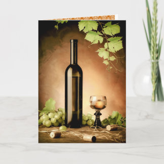 Tarjeta Vida residual del vino blanco