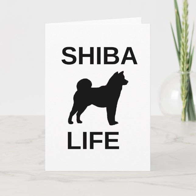 Tarjeta vida shiba (Anverso)