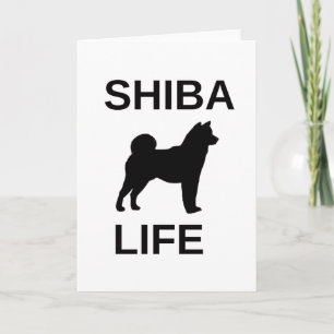 Tarjeta vida shiba