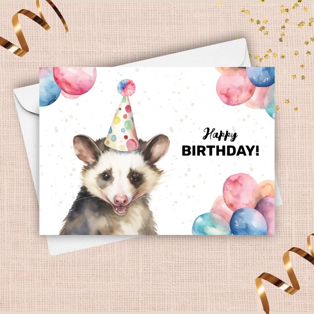 Tarjeta Vida silvestre de Opossum (Subido por el creador)