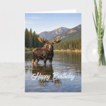 Vida silvestre Río Moose Mountain Cumpleaños