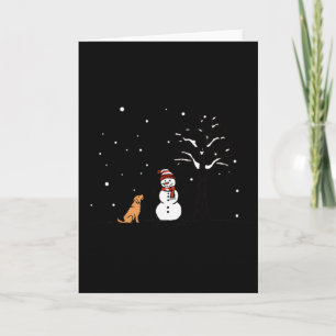 Tarjeta Vida Te Amo Tranquilo Invierno Muñeco de Nieve Per