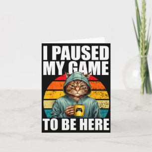 Tarjeta Video Divertido De Juegos Para Pc Gamer Pausé Mi J