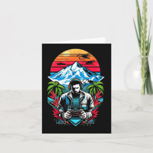 Tarjeta Video Game Amantes del Guay Winter Sports Funny Re
