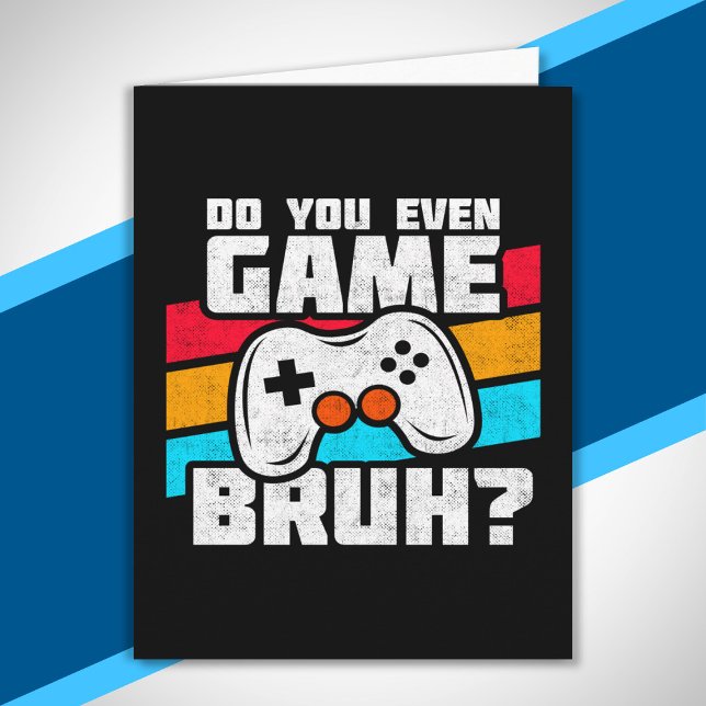 Tarjeta Video Game Player - Video Gaming - Divertido jugad (Subido por el creador)