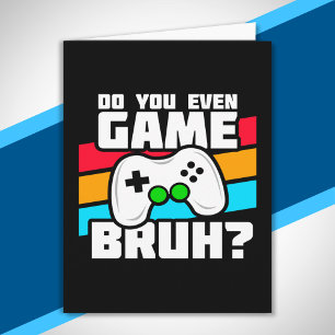 Tarjeta Video Game Player - Video Gaming - Divertido jugad