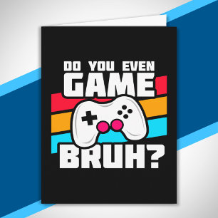 Tarjeta Video Game Player - Video Gaming - Divertido jugad