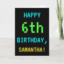 Videojuego divertido vintage/retro Mira sexto cump