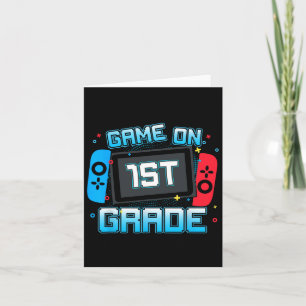 Tarjeta Videojuego en primer grado Jugador Pasa A Los Niño
