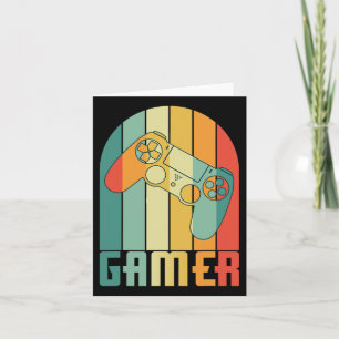 Tarjeta Videojuego vintage Lover Divertido Juego Retro