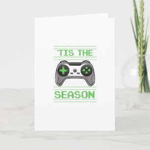 Tarjeta Videojuegos de Temporada Navideña Navidad Gamer