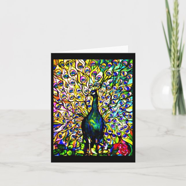Tarjeta Vidrio de Notecard-Saint-Louis Tiffany 16 (Anverso)