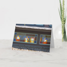 Tarjeta Vidrio Manchado de Tabernáculo - Viñedo de Martha