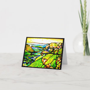 Tarjeta Vidrio N-D-Louis Tiffany 4