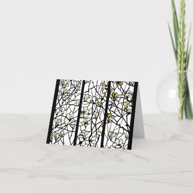 Tarjeta Vidrio N-S-Louis Tiffany 8 (Anverso)