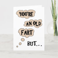 Vieja Fart cálida familia divertida o cumpleaños d