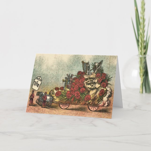 Tarjeta Viejo piso del Mardi Gras 1 (Anverso)